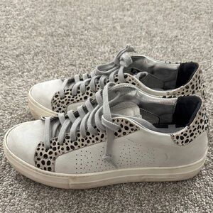 P448 Women's Sneakers in White and Black